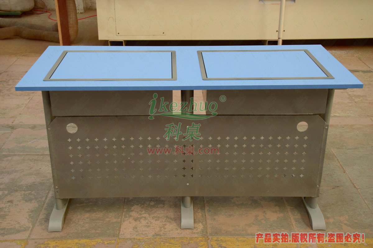 科桌家具,翻轉電腦桌,雙人金屬腳架手動箱體翻轉電腦桌 科桌家具,翻轉電腦桌,雙人金屬腳架手動箱體翻轉電腦桌